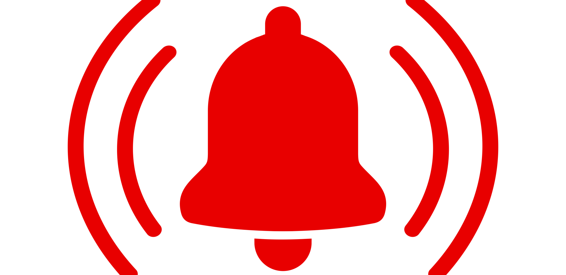 Bell with ringing lines around it.