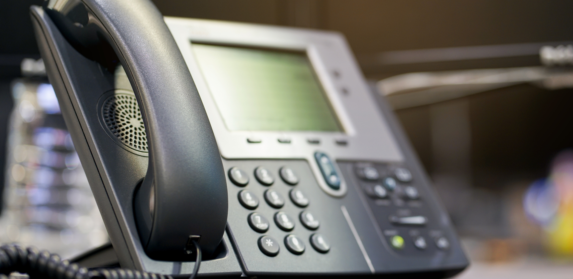 Photo of a desk phone