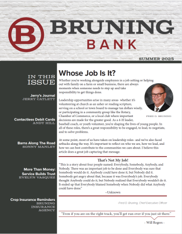Front page of our 2025 Summer Newsletter