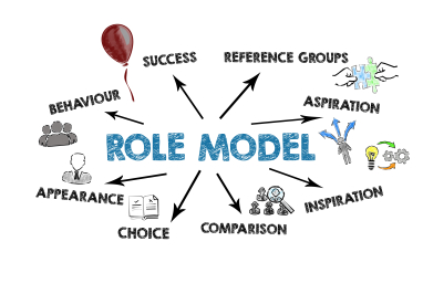Diagram of what role models mean to people.